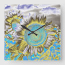 Suche nach sonnenblumen wanduhren Künstler