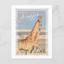 Suche nach giraffe postkarten Vintag