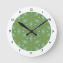 Suche nach grün und blau wanduhren Für sie