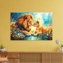 Suche nach wildkatzen leinwandbilder Löwe