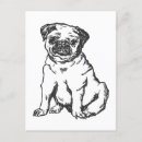Suche nach vintager hund postkarten Mops