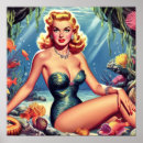 Suche nach retro meerjungfrau poster Strand