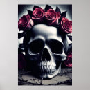 Suche nach menschlicher schädel poster Rose