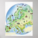 Suche nach karten durch standort poster Europa