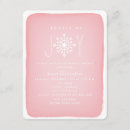 Suche nach rosa schneeflocken einladungen Babydusche