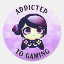 Suche nach gamer girl aufkleber Mädchen
