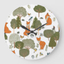 Suche nach vogelmuster wanduhren Blume