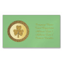 Suche nach st patricks day visitenkarten Glück