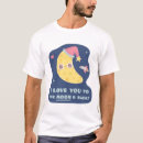 Suche nach liebe sie zum mond tshirts Sterne