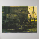 Suche nach licht schatten poster Landschaft