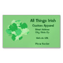 Suche nach shamrock visitenkarten Kleeblatt