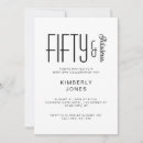 Suche nach 50 and fabulous einladungen Schwarz weiß