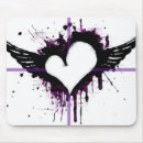 Suche nach schwarzes herz mousepads Flügel