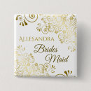 Suche nach blumenmuster buttons Brautjungfer