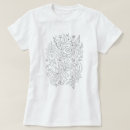 Suche nach linie zeichnen tshirts Blumen