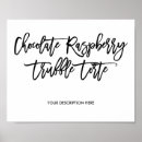 Suche nach schokolade poster Zeichen