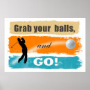 Suche nach funny golf poster Spaß