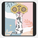 Suche nach katze und schmetterling aufkleber Blume