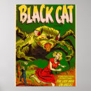 Suche nach katzen comic poster Schwarz