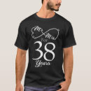 Suche nach 38 hochzeitstag tshirts Jubiläum
