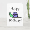 Suche nach schnecke geburtstag karten Glücklich