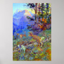 Suche nach weißer hirsch poster Wald