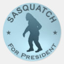 Suche nach sasquatch aufkleber Präsident