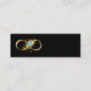 Suche nach unendlichkeit visitenkarten Gold