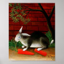 Suche nach vintage kaninchen poster Malerei