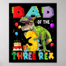 Suche nach dinosaurier geburtstag poster Drei