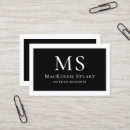 Suche nach initiale standard visitenkarten Modern