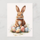 Suche nach osterhase mit eiern postkarten Kaninchen