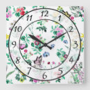 Suche nach blumen die sind wanduhren Grün