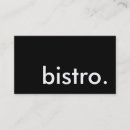 Suche nach bistro visitenkarten Café