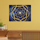 Suche nach blaue mandala poster Blumenreich