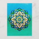 Suche nach mandala blume postkarten Lotus
