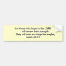 Suche nach jesaja autoaufkleber Stoßdämpfer