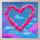 Suche nach rosa und lila blumen poster Himmel