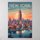 Suche nach new york city skyline poster Empire state gebäude