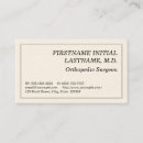 Suche nach orthopädisch visitenkarten Orthopädischer chirurg