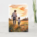 Suche nach vater und sohn postkarten Im freien