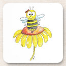 Suche nach niedliche biene untersetzer Blume