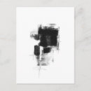 Suche nach schwarzes abstraktes postkarten Minimalistisch