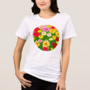 Suche nach roter kreis tshirts Blume