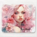Suche nach rosa haar mousepads Modern