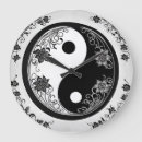 Suche nach yin yang symbol wanduhren Schwarz