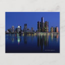 Suche nach detroit skyline poster postkarten Horizontal