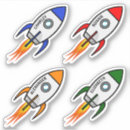 Suche nach rakete aufkleber Für kinder