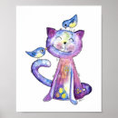 Suche nach lila katze poster Jede person