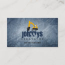 Suche nach graben visitenkarten Bagger